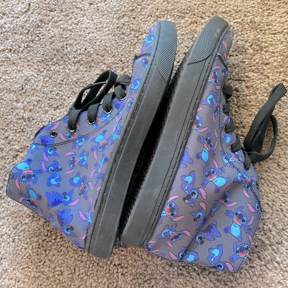 Disney Lilo & Stitch all over print high top sneakers, like new worn once